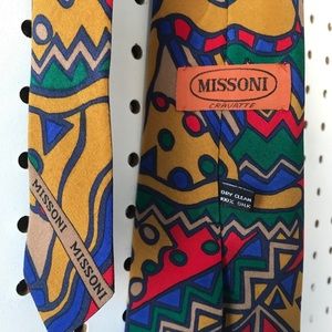 Authentic MISSONI Silk Tie